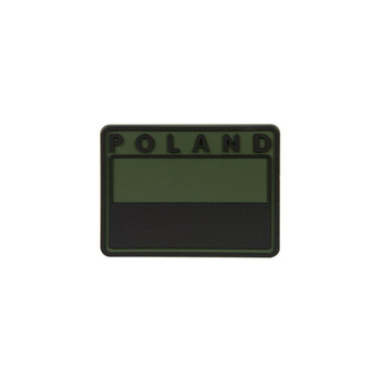 Helikon - Naszywka Flaga PL Gaszona Poland - Olive Green - OD-FP4-RB-02