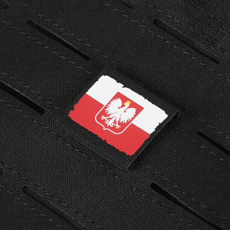 MOLLE Patch Flaga Polska  - Black