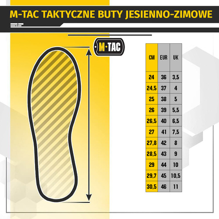 Taktyczne Buty Jesienno-zimowe  - Black