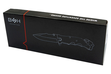 Nóż Ratowniczy BSH ADVENTURE N-380 Sprężynowy