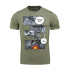 M-Tac Koszulka Comics Drone Girl  - Light Olive