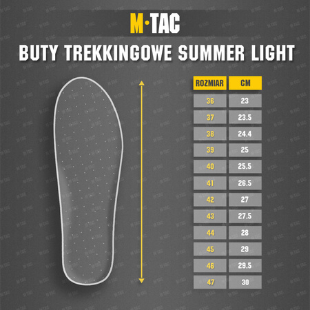 M-Tac Buty trekkingowe Summer Light  - Army Olive