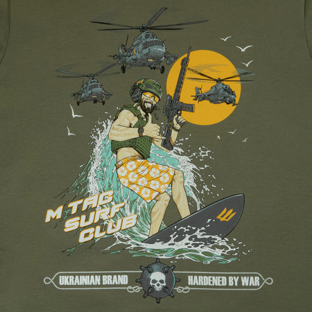 M-Tac Koszulka Surf Club  - Light Olive