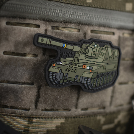 Naszywka Krab (PVC)  - Olive