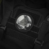 Naszywka Valknut/Drakkar (80mm)  - Black/GID