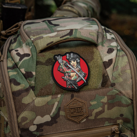 Naszywka Tactical Girl #3 Wodograj Szaszka Na Ramieniu PVC  - Color