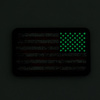M-Tac naszywka Flaga USA Rewers Retro (80x50mm)  - Black/GID
