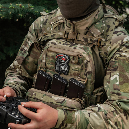 Naszywka FPV Operator PVC  - Black/Grey