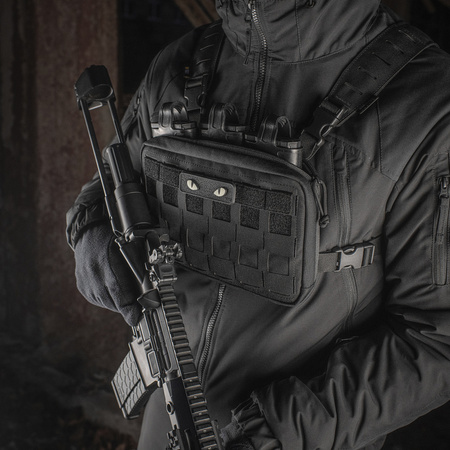 Naszywka Cat Eyes 3D PVC  - Black