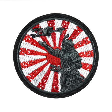 Naszywka Droga Samuraja (Haftowana)  - Black/White/Red