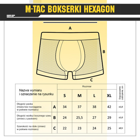 Bokserki Hexagon  - Olive