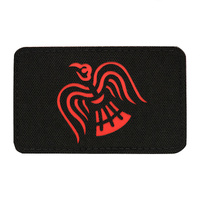 Naszywka Sztandar Wrona Laser Cut  - Black/Red