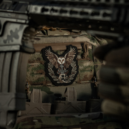 Naszywka Sowa (Haftowana)  - Black