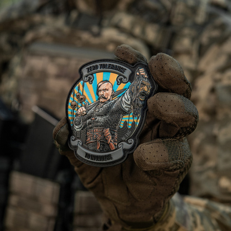 Naszywka Zero Tolerance PVC  - Grey