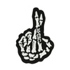 Naszywka Crossed Fingers (Haft)  - Black