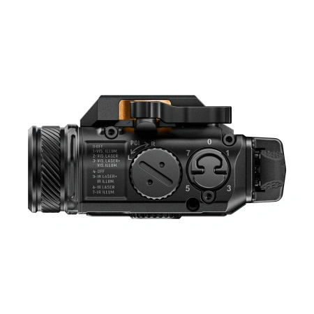 RovyVon GL4 Pro 4-in-1 (Latarka + Laser Zielony + IR), Black, Śruba