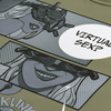 M-Tac Koszulka Comics Drone Girl  - Light Olive