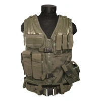 Mil-Tec | Kamizelka taktyczna USMC z pasem | zielony