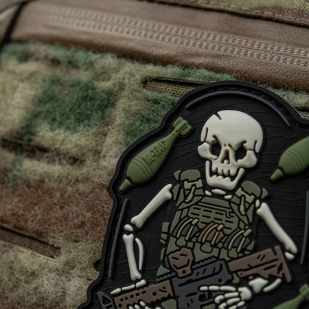 Naszywka Dead Inside  - Black/Olive