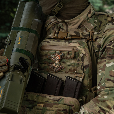 Naszywka Tactical girl #10 PVC Skandinavik  - Color