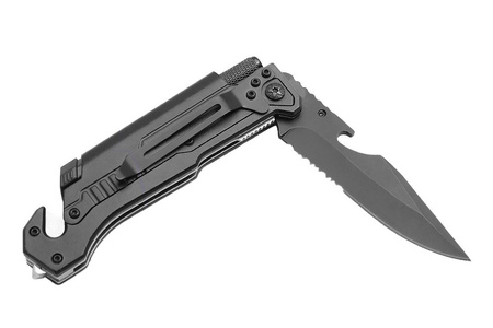 Nóż Ratowniczy BSH ADVENTURE  3w1  N-061Z Latarka Krzesiwo