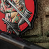 Naszywka Tactical Girl #3 Wodograj Szaszka Na Ramieniu PVC  - Color