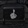 Naszywka Crossed Fingers (Haft)  - Black