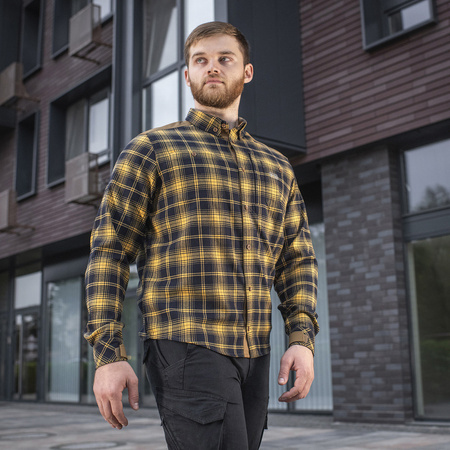 Koszula Redneck Shirt  - Navy Blue/Yellow