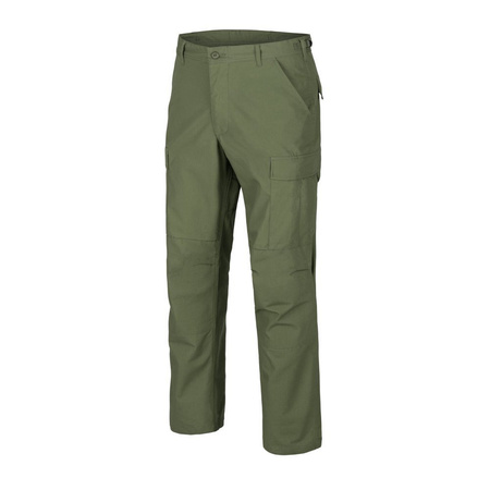 Helikon - Spodnie wojskowe BDU - PolyCotton Ripstop - Olive Green - SP-BDU-PR-02