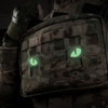 Naszywka Tiger Eyes Laser Cut (para)  - Multicam