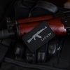 Naszywka AKM 7,62x39 Laser Cut  - Black/Grey