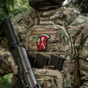 Naszywka Time PCV  - Black/Red