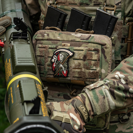 Naszywka Time PCV  - Black/Olive