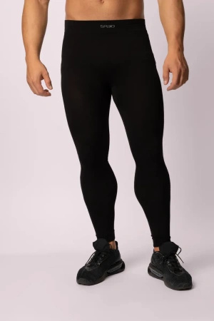 Legginsy termoaktywne MERINO, męskie - Black