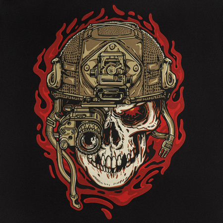 Bluza Hoodie Worn to the Bone  - Black