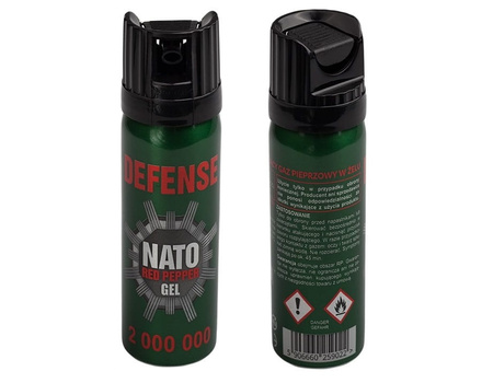 Gaz Pieprzowy Nato Defense Żel 50 ML GREEN G-028