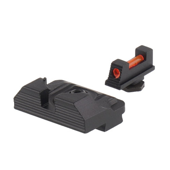 GunPany - Fiber Sights Combo do Glock - Czerwony - SCIS-07