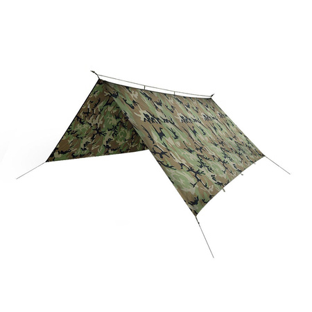 Helikon - Tarp, płachta biwakowa Supertarp Small - 250 x 200 cm - Woodland - PO-STS-PO-03