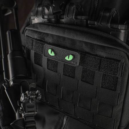 Naszywka Cat Eyes 3D PVC  - Black