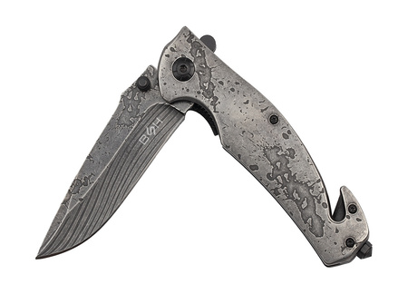 Nóż Ratowniczy BSH ADVENTURE N-392B Sprężynowy