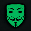 Naszywka Anonymous GID  - Black/GID