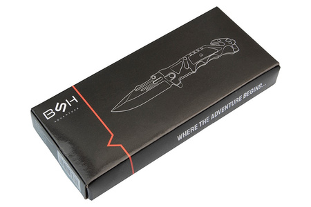 Nóż Ratowniczy BSH ADVENTURE N-389B Sprężynowy