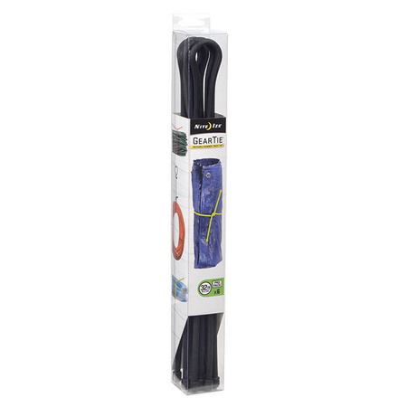 Nite Ize - Gear Tie 32   Pro Pack - Czarny - 6Pack - GTPP32-01-R8
