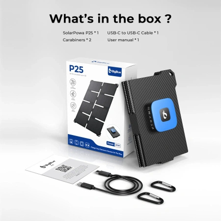 BigBlue SolarPowa P25 - Przenośny Panel Słoneczny
