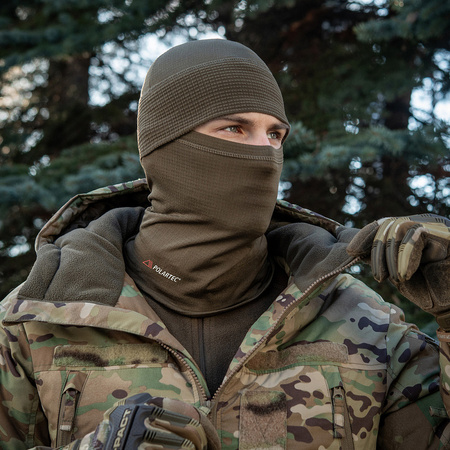 Szalokominiarka Polartec Power Grid  - Dark Olive