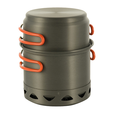 Indywidualny Zestaw Naczyn Pod Palnik  - Grey