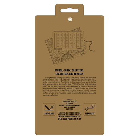 Ecopybook Tactical Szablon Symboli NATO  - Color