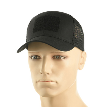 Czapka z daszkiem siatka na rzep Flex Rip-Stop  - Black