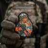 Naszywka Tiger Niebieska Opaska PVC  - MM14