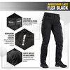 Spodnie Damskie Bojówki Aggressor Lady Flex  - Black